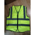 Cheap safety reflective yellow work vests